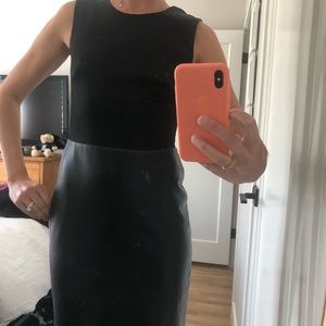 Bailey 44 Black Faux Leather Mini - Size Small